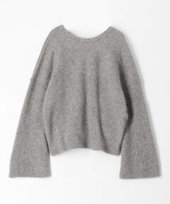 TOMORROWLAND / トゥモローランド ニット・セーター | ブルーフォックス バックカシュクールプルオーバー