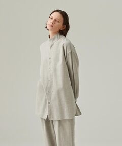 TOMORROWLAND / トゥモローランド シャツ・ブラウス | コットンヤク スタンドネックシャツ