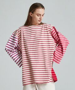 TOMORROWLAND / トゥモローランド Tシャツ | 【別注】Le minor×TOMORROWLAND クレイジーパターンビッグバスクシャツ