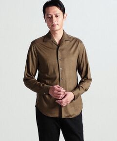 TOMORROWLAND / トゥモローランド シャツ・ブラウス | テックウール ワンピースカラージャージーシャツ