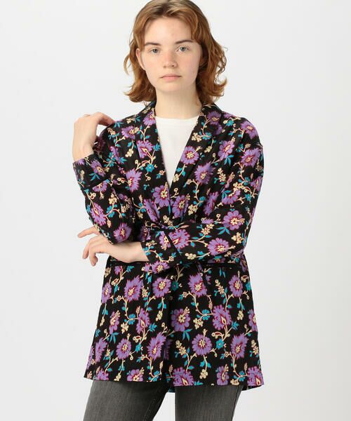 TOMORROWLAND / トゥモローランド その他アウター | レーヨンプリント ショールカラージャケット | 詳細3