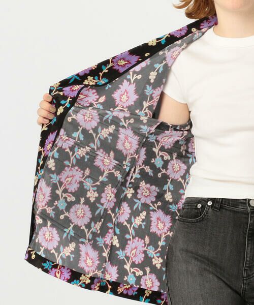 TOMORROWLAND / トゥモローランド その他アウター | レーヨンプリント ショールカラージャケット | 詳細7