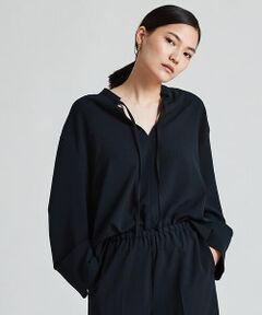 TOMORROWLAND / トゥモローランド シャツ・ブラウス | ソフトツイル キーネックブラウス