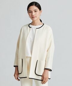 TOMORROWLAND / トゥモローランド カーディガン・ボレロ | ミラノリブ フロントオープンカーディガン