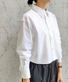 TOMORROWLAND / トゥモローランド シャツ・ブラウス | ファインコットンオックスフォード クロップドシャツ