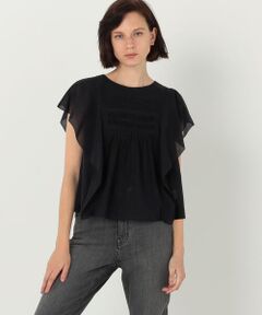 TOMORROWLAND / トゥモローランド シャツ・ブラウス | コットンローン ラッフルフリルブラウス