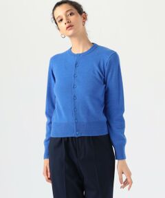 TOMORROWLAND / トゥモローランド カーディガン・ボレロ | プレーンウール クルーネックカーディガン