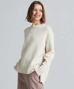 セール】 ラムカシミヤ クルーネックプルオーバー (ニット・セーター
