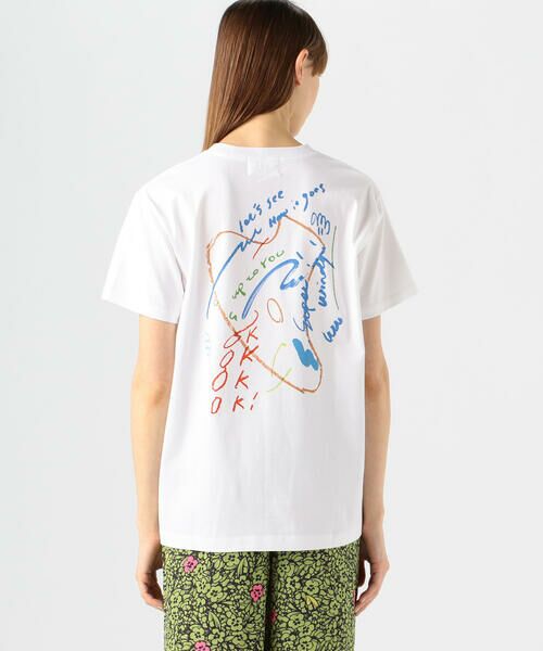 TOMORROWLAND / トゥモローランド Tシャツ | 【別注】mayumi yamase×TOMORROWLAND コットンバックプリント ハーフスリーブプルオーバー | 詳細4