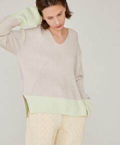 TOMORROWLAND / トゥモローランド ニット・セーター | ウールポリエステル Vネックプルオーバー