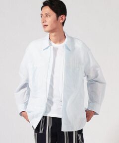 TOMORROWLAND / トゥモローランド シャツ・ブラウス | リップルリネンコットン 2ポケットtシャツブルゾン