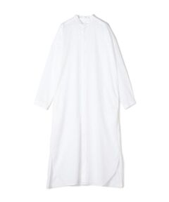 TOMORROWLAND / トゥモローランド ロング・マキシ丈ワンピース | セルロースブロード バンドカラーシャツワンピース