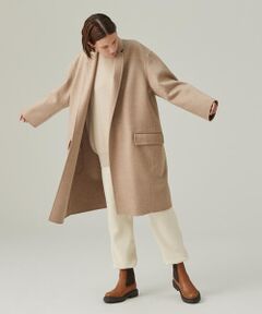 極美品✨ 20AW ボールジィ ウールダブルフェイス チェスターコート