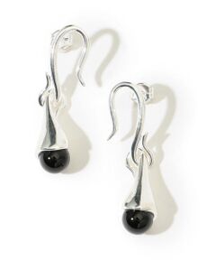 TOMORROWLAND / トゥモローランド ピアス・イヤリング | NATHALIE SCHRECKENBERG GOTA ONYX シルバー ドロップモチーフピアス