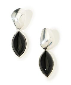 NATHALIE SCHRECKENBERG ILHA ONYX シルバーピアス