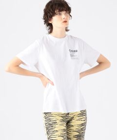 GANNI コットン プリントTシャツ