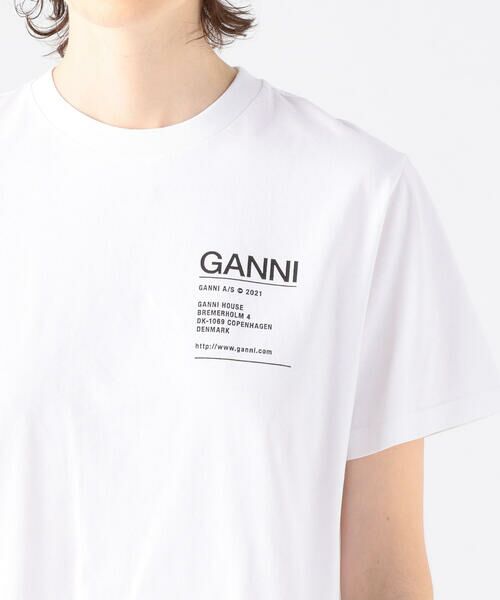 TOMORROWLAND / トゥモローランド Tシャツ | GANNI コットン プリントTシャツ | 詳細6