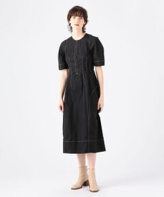 TOMORROWLAND / トゥモローランド ミニ丈・ひざ丈ワンピース | LEE MATHEWS Nerissa コクーンワンピース