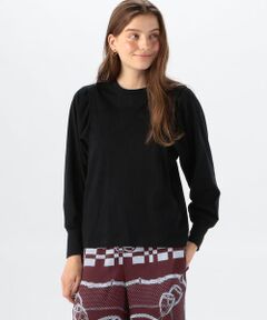 TOMORROWLAND / トゥモローランド カットソー | コットンジャージー ショルダーギャザープルオーバー