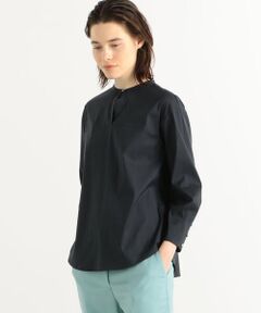 TOMORROWLAND / トゥモローランド シャツ・ブラウス | ブロードストレッチ スタンドカラーブラウス