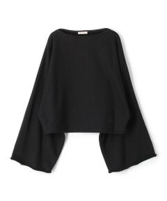 TOMORROWLAND / トゥモローランド スウェット | ソフトコットンジャージー クロップドプルオーバー