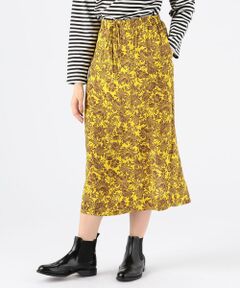 TOMORROWLAND / トゥモローランド ミニ・ひざ丈スカート | 【別注】Rodebjer×TOMORROWLAND レーヨン フラワープリントスカート