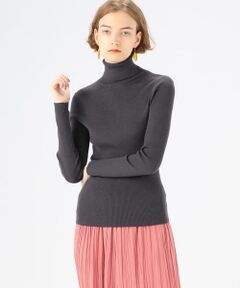 TOMORROWLAND / トゥモローランド ニット・セーター | エクストラファインウールリブ タートルネックプルオーバー