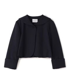 TOMORROWLAND / トゥモローランド その他アウター | ポリエステルレーヨンストレッチラウンドカラージャケット