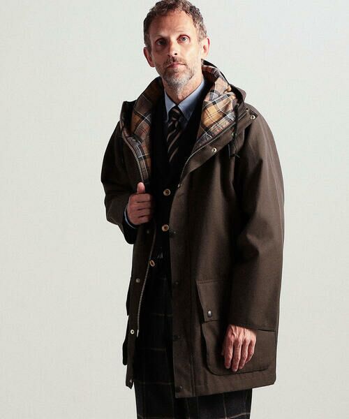 セール】 【別注】Barbour×TOMORROWLAND OVERSIZED HIKING ウール