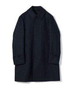 ウールカシミヤフランネル ステンカラーコート ERMENEGILDO ZEGNA NANOSPHERE