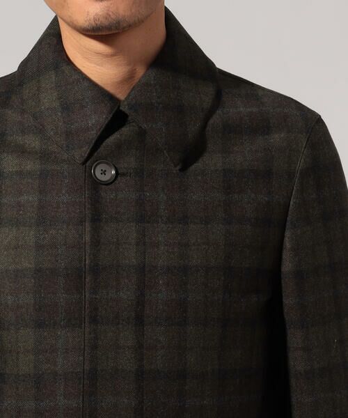 ウールカシミヤフランネル ステンカラーコート ERMENEGILDO ZEGNA NANOSPHERE