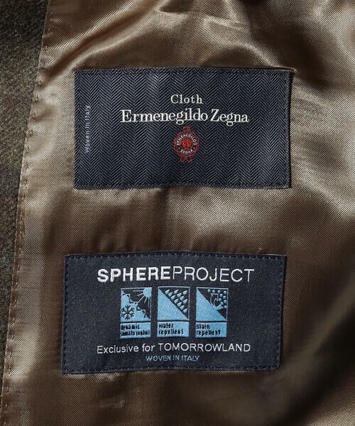 TOMORROWLAND / トゥモローランド ステンカラーコート | ウールカシミヤフランネル ステンカラーコート ERMENEGILDO ZEGNA NANOSPHERE | 詳細20