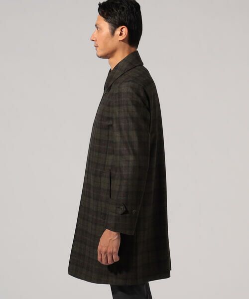 ウールカシミヤフランネル ステンカラーコート ERMENEGILDO ZEGNA NANOSPHERE