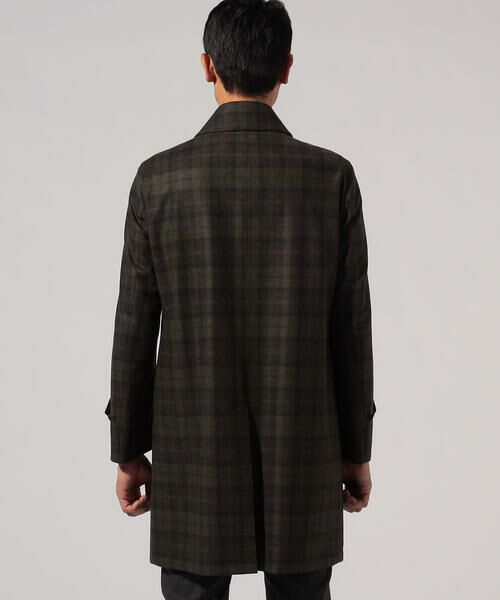 ウールカシミヤフランネル ステンカラーコート ERMENEGILDO ZEGNA NANOSPHERE