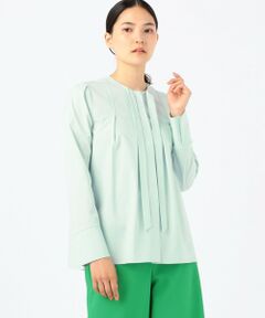 TOMORROWLAND / トゥモローランド シャツ・ブラウス | シルキーデシン ボウタイブラウス