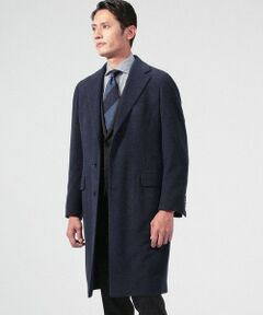 ウールカシミヤ シングルチェスターコート Zegna 14milmil