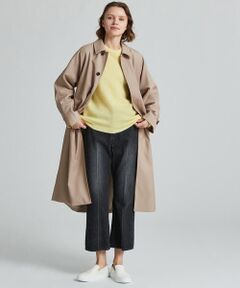 TOMORROWLAND / トゥモローランド ステンカラーコート | ウールギャバジン ステンカラーコート