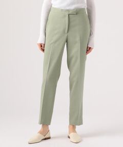 TOMORROWLAND / トゥモローランド スラックス・ドレスパンツ | ライトダブルフェイス セミシガレットパンツ