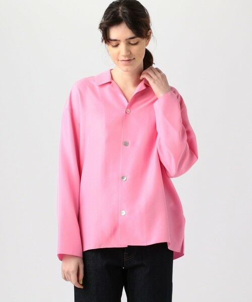 TOMORROWLAND / トゥモローランド シャツ・ブラウス | サンドウォッシュシルク オープンカラーシャツ | 詳細1