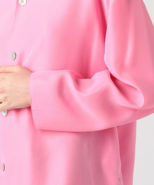 TOMORROWLAND / トゥモローランド シャツ・ブラウス | サンドウォッシュシルク オープンカラーシャツ | 詳細7