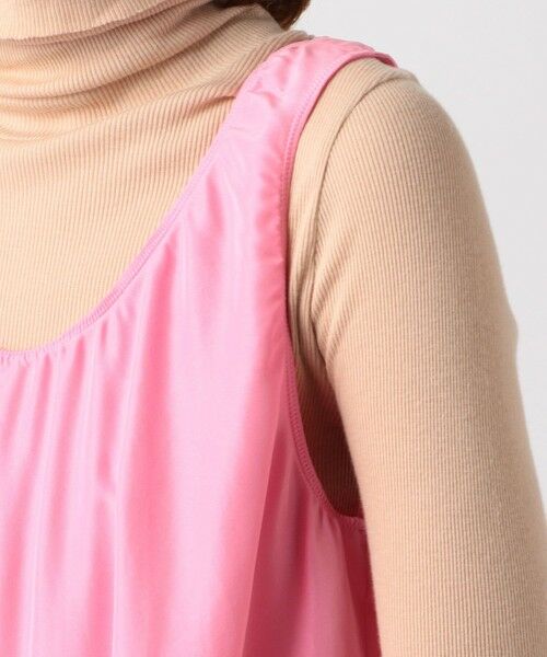 TOMORROWLAND / トゥモローランド ロング・マキシ丈ワンピース | サンドウォッシュシルク ノースリーブワンピース | 詳細7