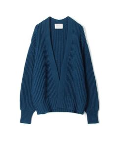 TOMORROWLAND / トゥモローランド カーディガン・ボレロ | ウール ローゲージボタンレスカーディガン