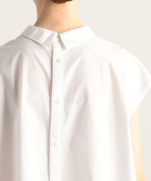 TOMORROWLAND / トゥモローランド シャツ・ブラウス | ホワイトコンビネーション ギャザーフレアブラウス | 詳細8