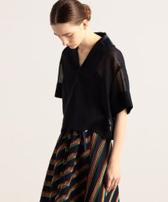 TOMORROWLAND / トゥモローランド シャツ・ブラウス | ルコットンオーガンジー セーラーカラーブラウス