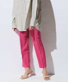 TOMORROWLAND / トゥモローランド スラックス・ドレスパンツ | ウールオックスフォード フロントタックテーパードパンツ