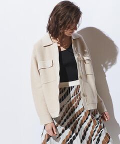 TOMORROWLAND / トゥモローランド ブルゾン | コットンニット ポケッタブルブルゾン