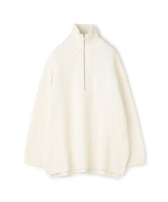 TOMORROWLAND / トゥモローランド ニット・セーター | コットンシルク ハーフジッププルオーバー