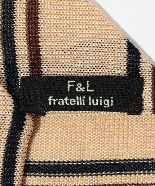 セール】 Fratelli Luigi シルク レジメンタルニットタイ （ネクタイ