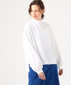 TOMORROWLAND / トゥモローランド カットソー | コットンハイゲージジャージー ハイネックプルオーバー