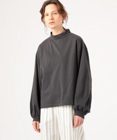 TOMORROWLAND / トゥモローランド カットソー | コットンハイゲージジャージー ハイネックプルオーバー